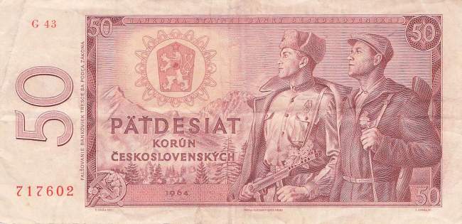 50 Korun p.90b 1964 VF
